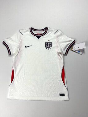 England Nike Womens Authentic Home 26 World Cup Jersey White Sz M NWT New Soccer